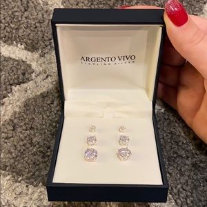 Faux Diamond Earrings